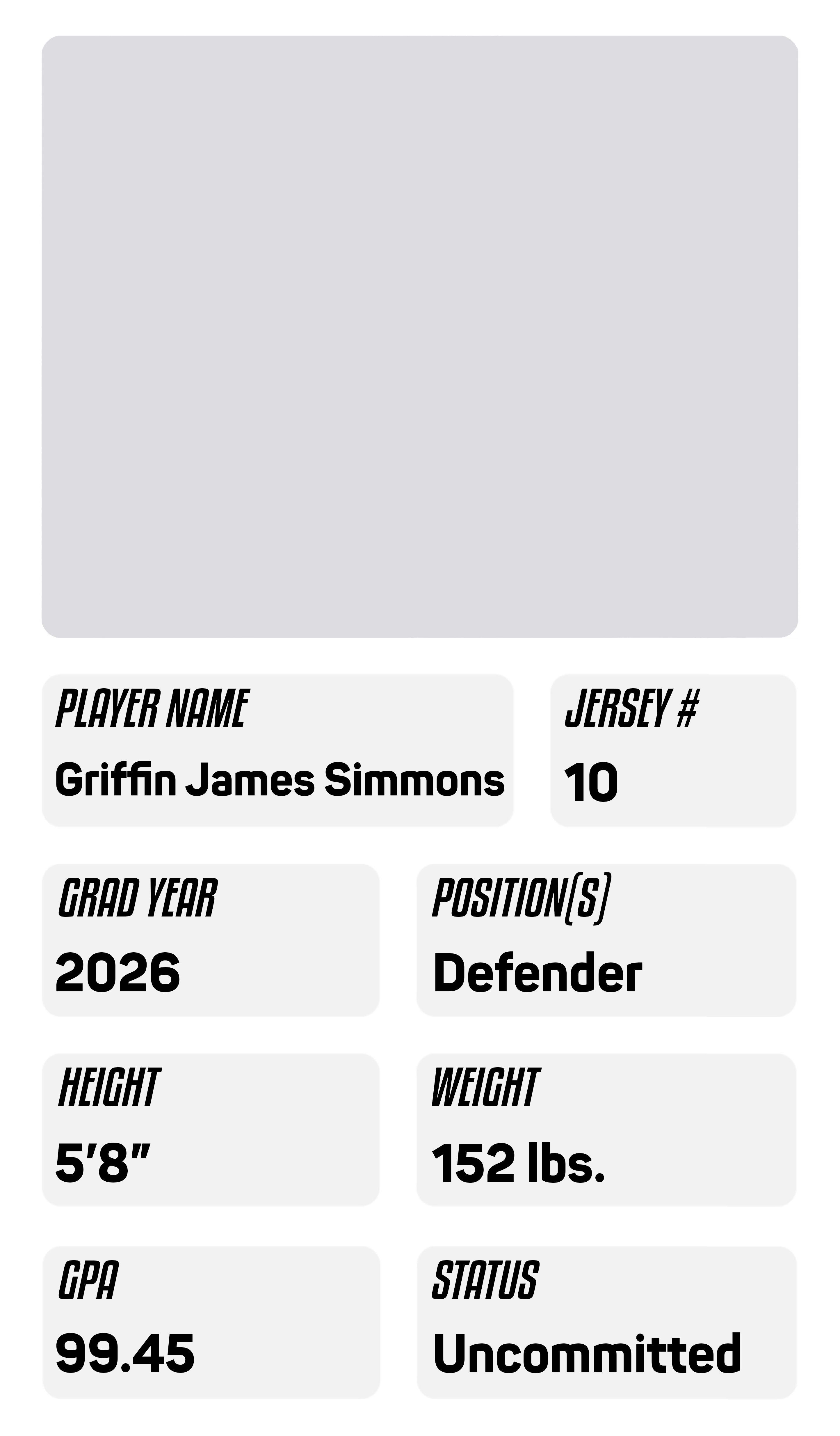 Griffin James Simmons